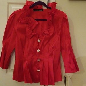 NEW Chetta B holiday dress top NWT